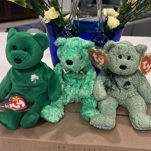 Lot of Three Ty beanie babies, Erin, Shamrock and LUCKe - Picture 9 of 9